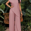 Asymmetric Tunic Pants Co-ord Set