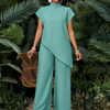 Asymmetric Tunic Pants Co-ord Set