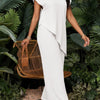 Asymmetric Tunic Pants Co-ord Set
