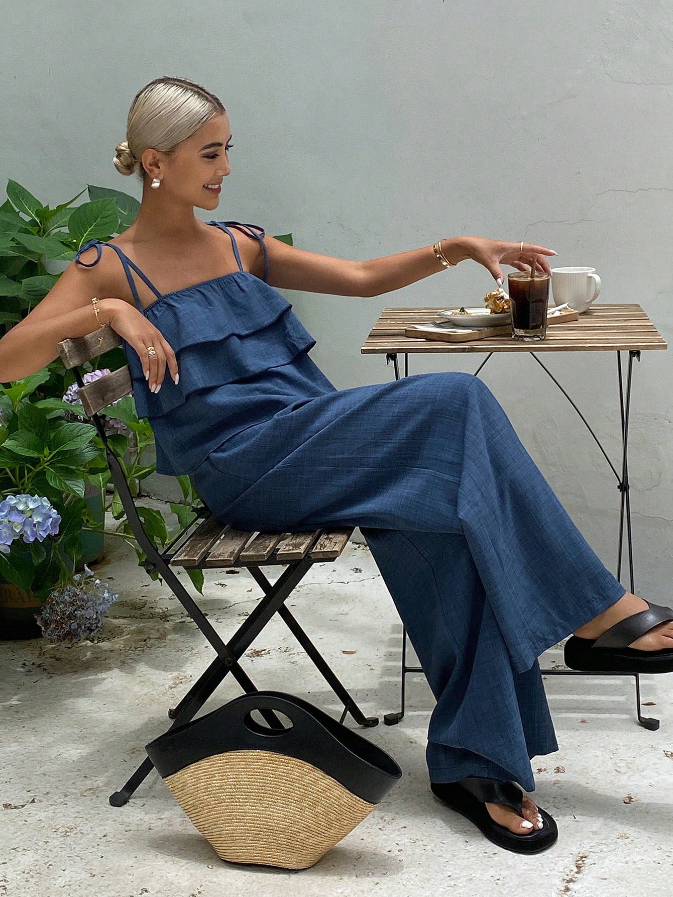 Tiered Ruffle Pants Co-ord Set