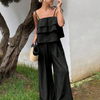 Tiered Ruffle Pants Co-ord Set