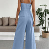 Pleated Cami Pants Co-ord Set