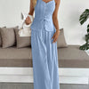 Pleated Cami Pants Co-ord Set
