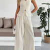 Pleated Cami Pants Co-ord Set