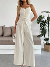 Pleated Cami Pants Co-ord Set