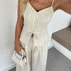 Pleated Cami Pants Co-ord Set