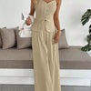 Pleated Cami Pants Co-ord Set