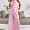 Pleated Cami Pants Co-ord Set
