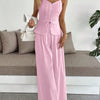 Pleated Cami Pants Co-ord Set
