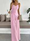Pleated Cami Pants Co-ord Set