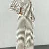 Striped Knit Pants Co-ord Set
