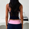 Contrast Trim Shorts Co-ord Set