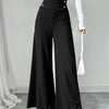 Gold Button Palazzo Pants
