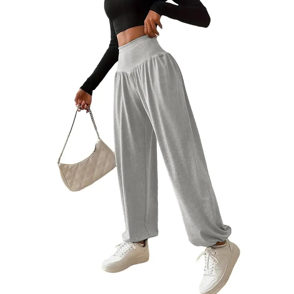 High-Waist Relaxed Lounge Pants