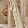 Tie-Waist Wide-Leg Palazzo Pants