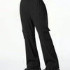Wide-Leg Cargo Pocket Trousers