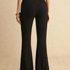 Charm Detail Flared Pants