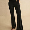 Charm Detail Flared Pants